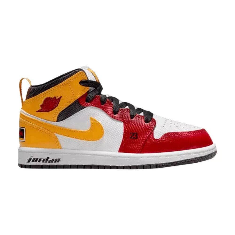 Air Jordan Air Jordan 1 Mid SE PS 'Motorsport' DJ0337-067 Size 11.5C Kids Shoes